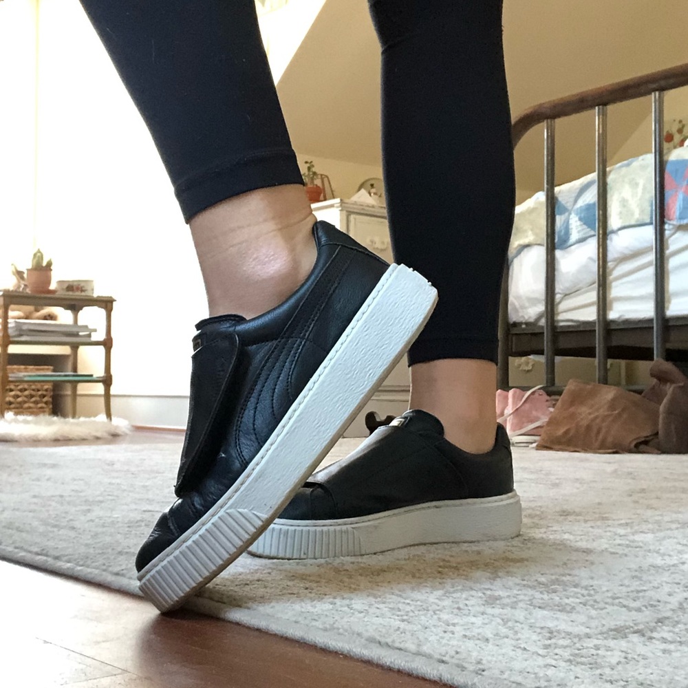 Puma Platform Velcro Strap Sneakers